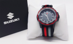 SUZUKI Team Black schwarz-grau-rote Armbanduhr